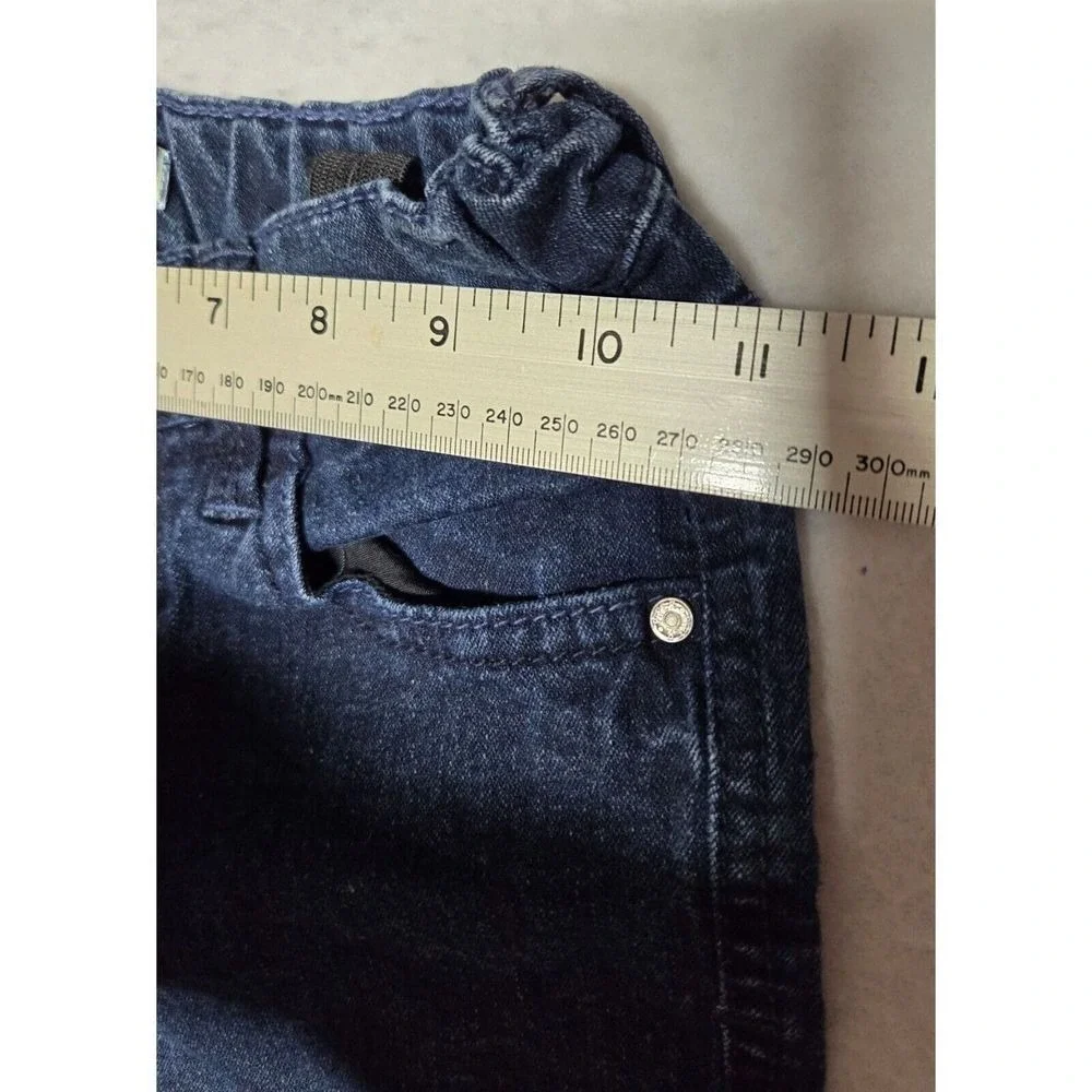 Piper Faves Girls Dark Wash Skinny Bootcut Jeans Size 8R Adjustable Waist Indigo
